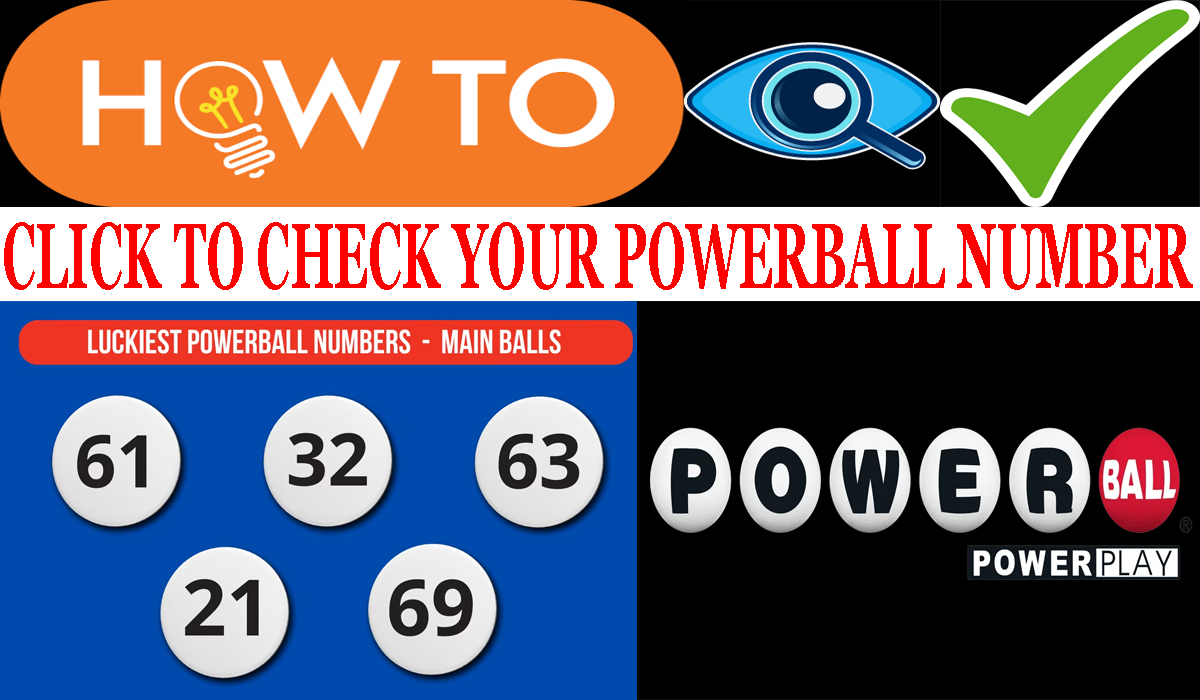 how to check powerball numbers