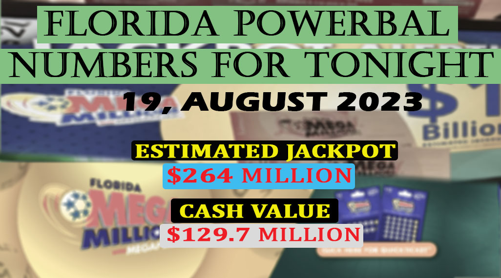 Check Florida Powerball winning numbers tonight.