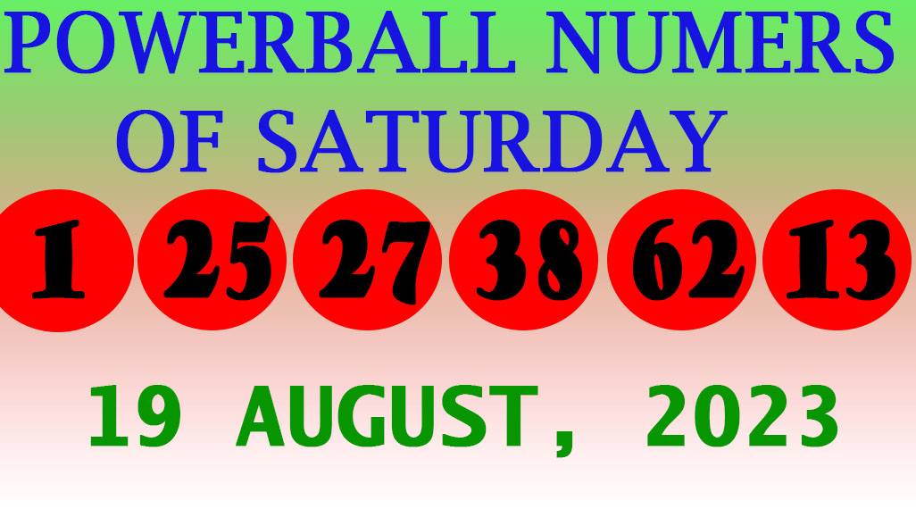 What are the Powerball numbers of last night.